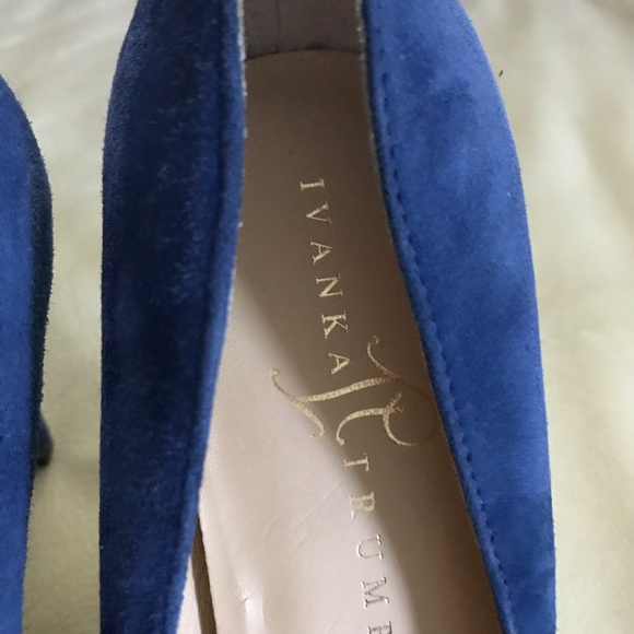 Ivanka Trump Blue Suede Pumps
2 3/4 in heel - Picture 5 of 7